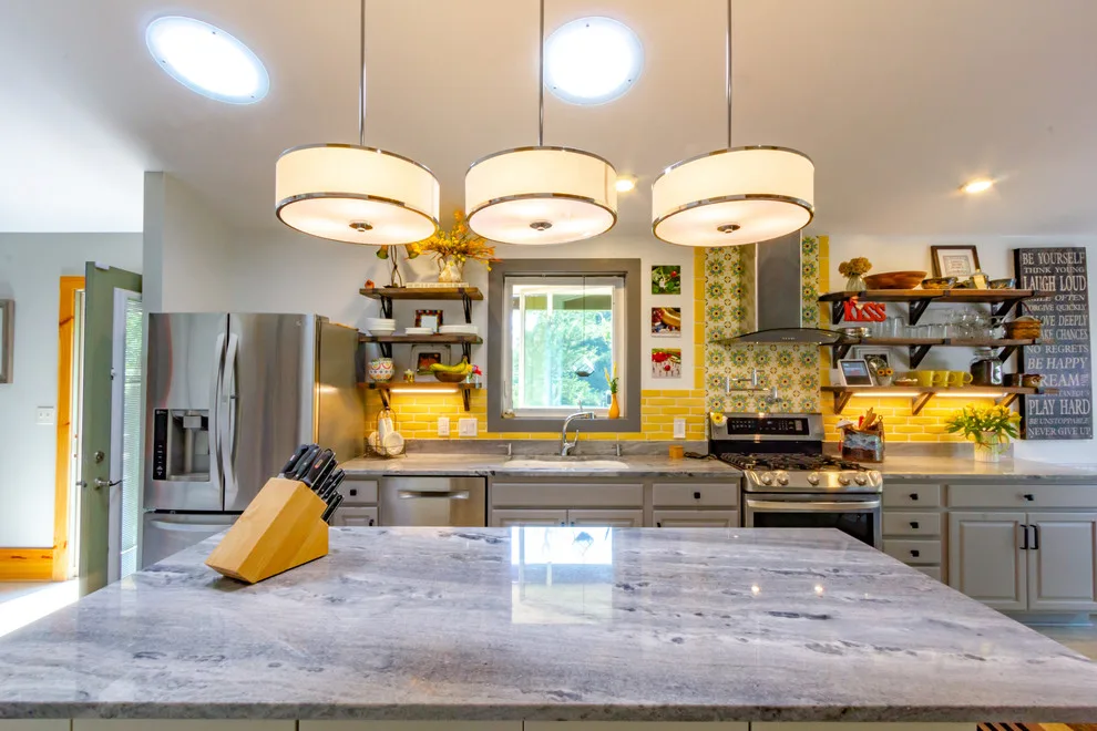 Eclectic and Fun Kitchen in West Asheville by Align Design LLC - Photo 16