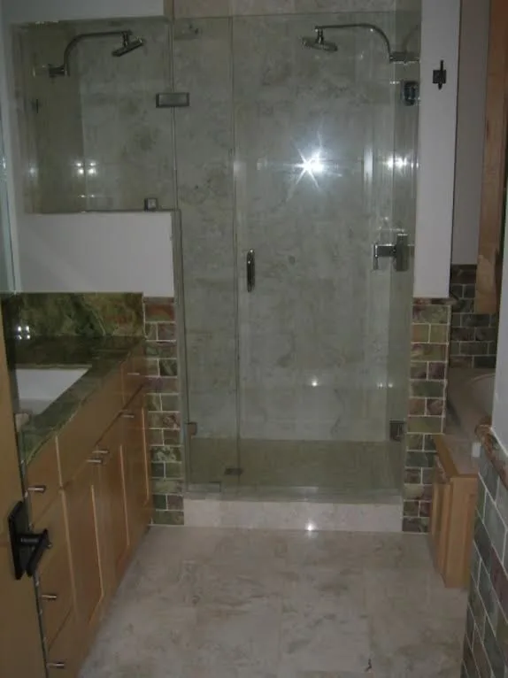 Bathroom with Brick Wall by Hershey Handyman - Photo 2