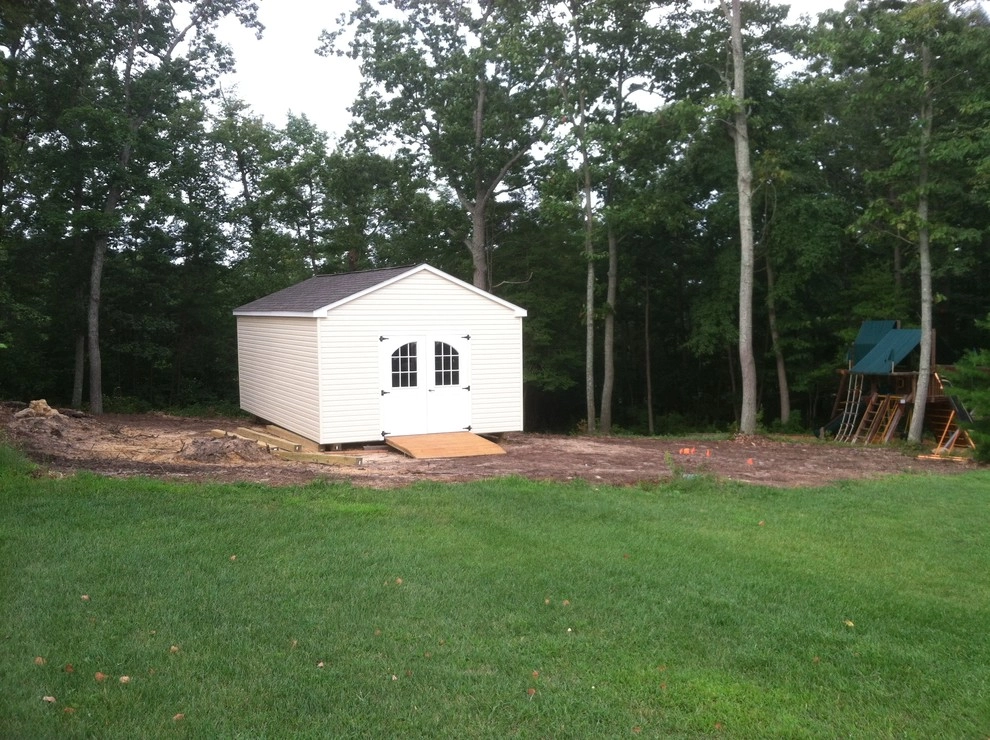Pasadena MD, Grading for new Shed by AMJ Lawn And Landscape, Inc. - Photo 11