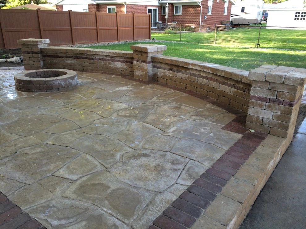 Livonia Raised Flagstone patio by Apex Landscape And Brick Services LLC - Photo 8