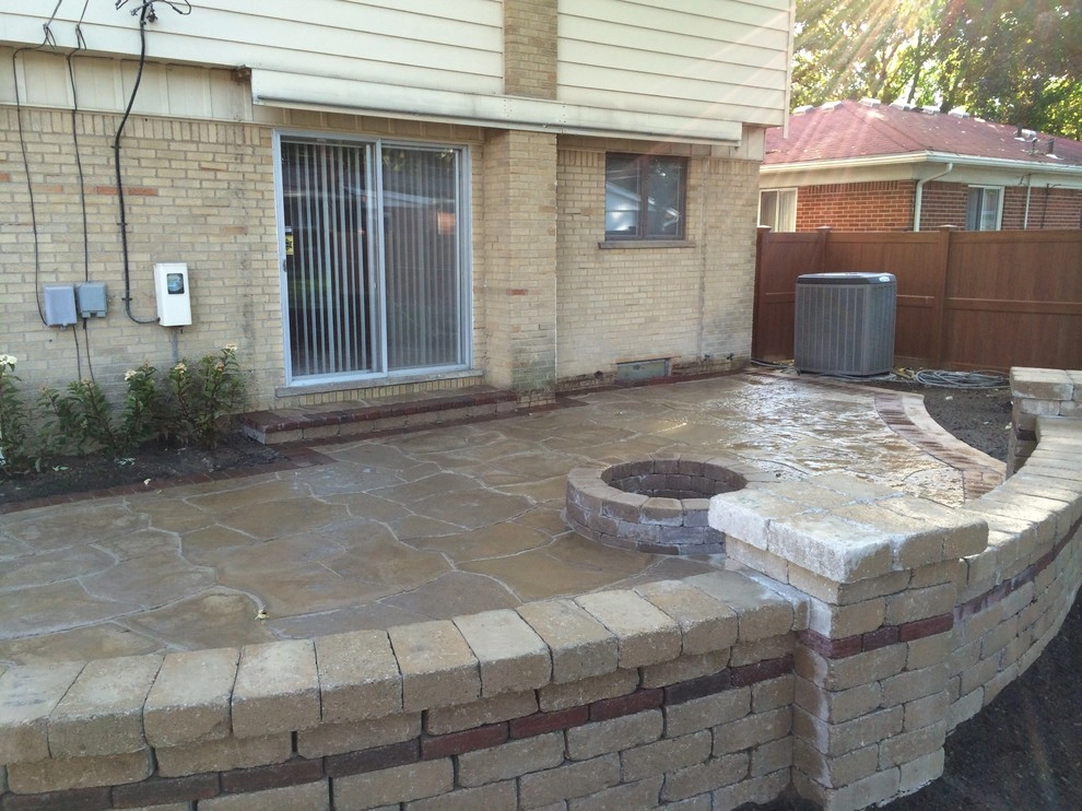 Livonia Raised Flagstone patio by Apex Landscape And Brick Services LLC - Photo 4