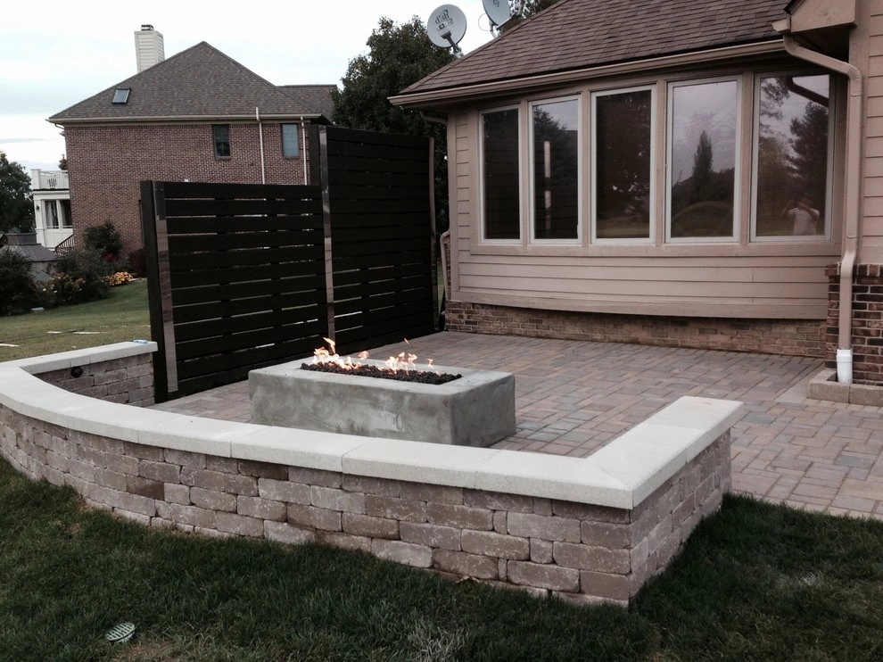 AnnArbor patio and firepit by Apex Landscape And Brick Services LLC - Photo 4