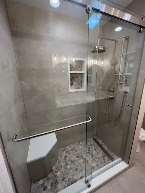 Glenview Restroom by Premier Kitchen & Bath Remodeling - Photo 14
