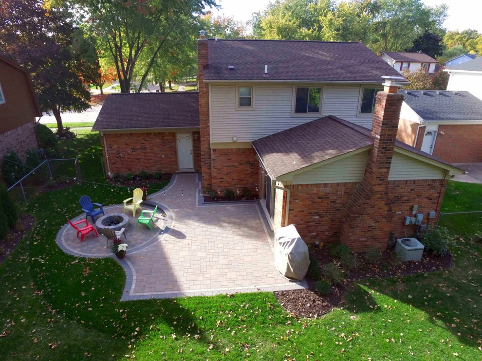 plymouth 2 level patio by Apex Landscape And Brick Services LLC - Photo 4