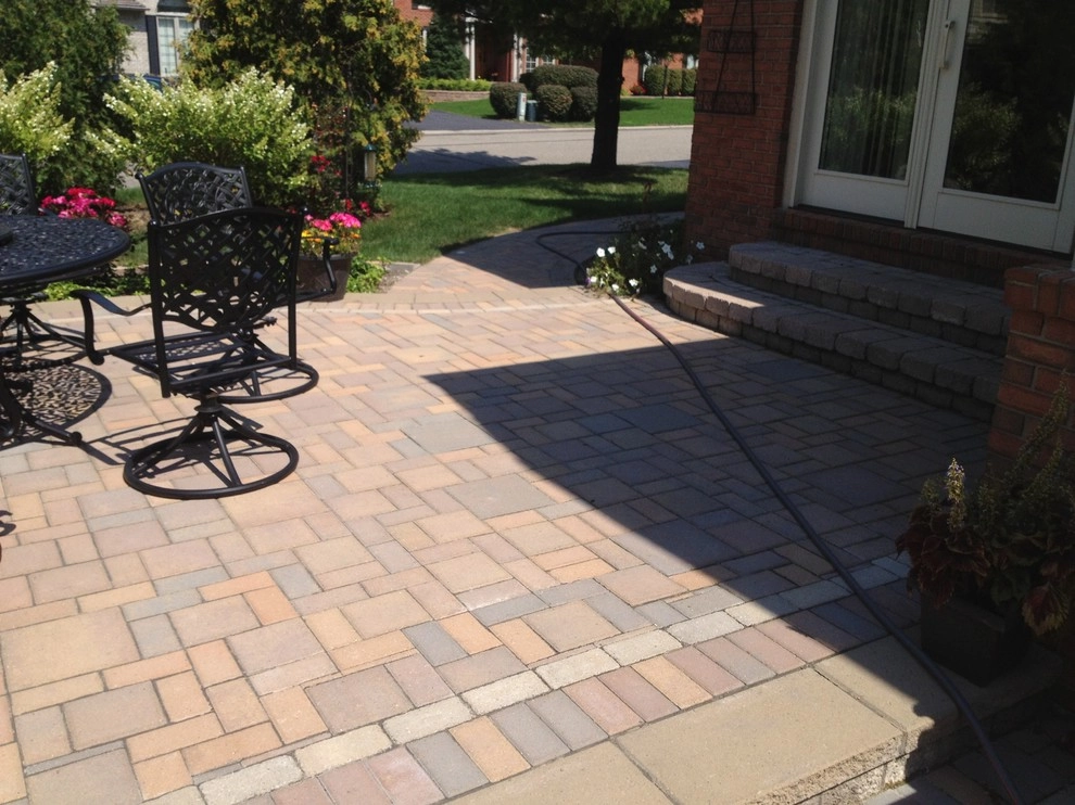 tumbled paver patios by Apex Landscape And Brick Services LLC - Photo 7