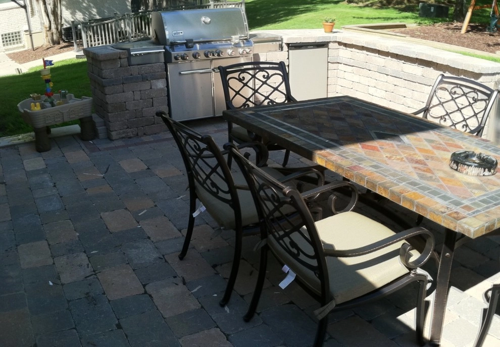 tumbled paver patios by Apex Landscape And Brick Services LLC - Photo 4