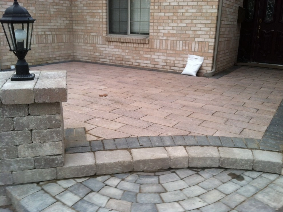 tumbled paver patios by Apex Landscape And Brick Services LLC - Photo 19