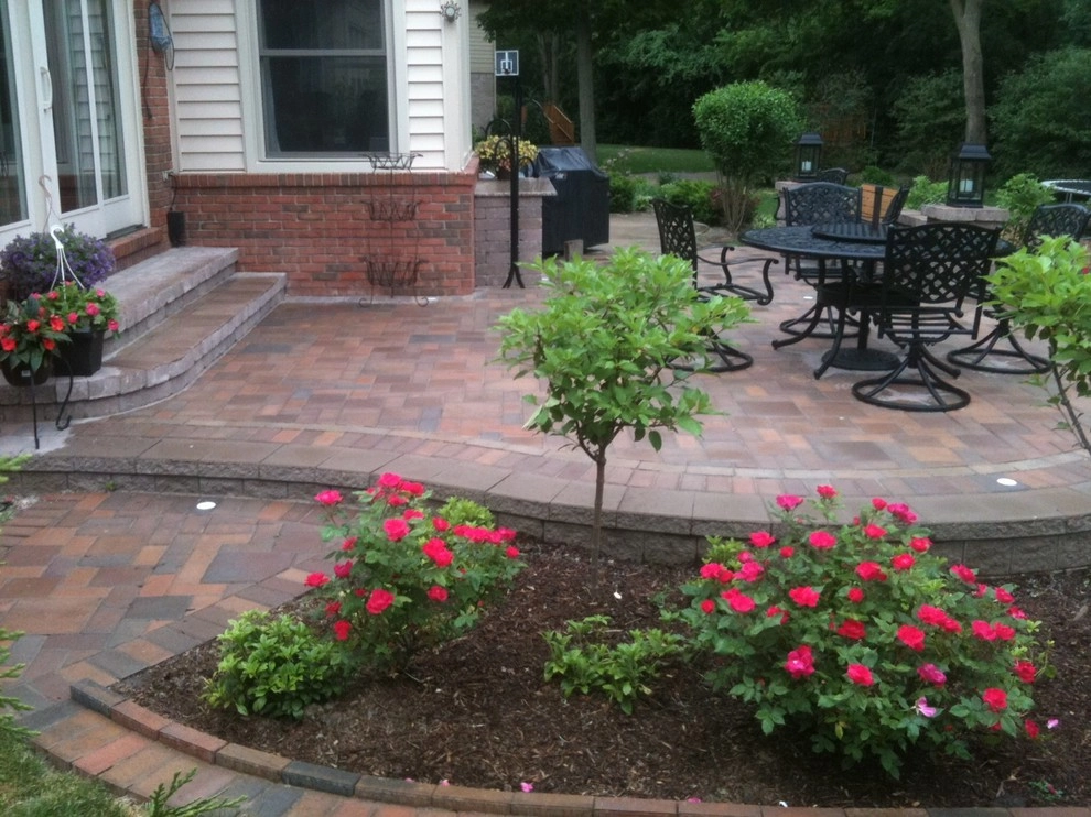 tumbled paver patios by Apex Landscape And Brick Services LLC - Photo 27