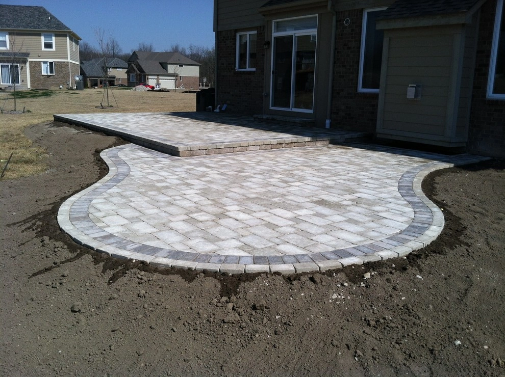 tumbled paver patios by Apex Landscape And Brick Services LLC - Photo 5