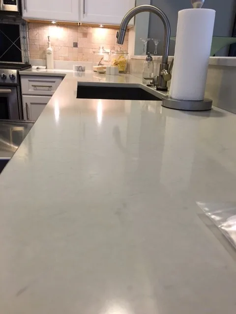Carrara Quartz Countertop by Goia by North Lion Stone - Photo 3
