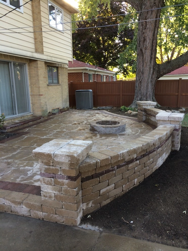 Livonia Raised Flagstone patio by Apex Landscape And Brick Services LLC - Photo 5
