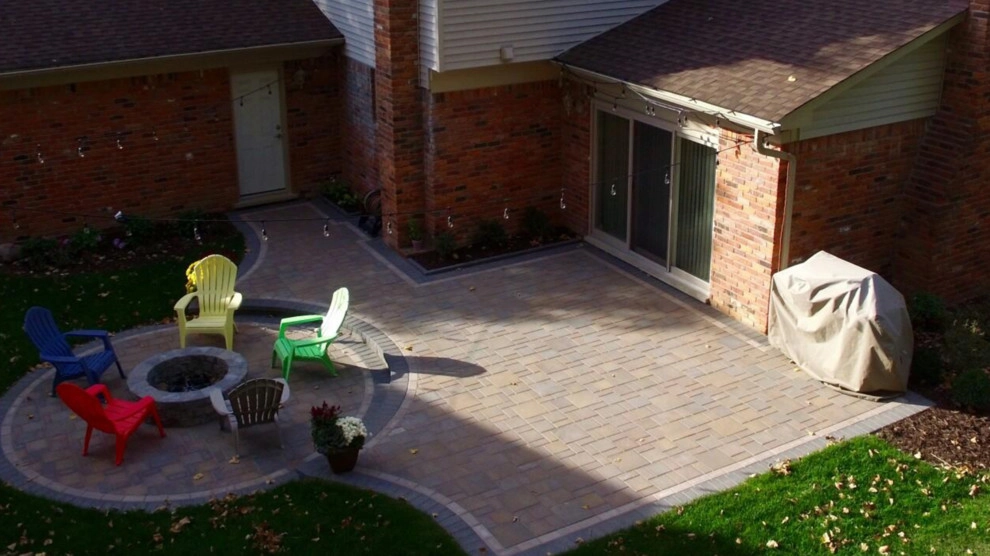 plymouth 2 level patio by Apex Landscape And Brick Services LLC - Photo 8