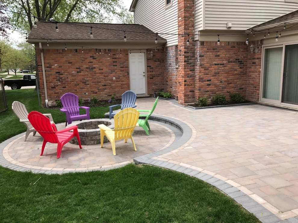 plymouth 2 level patio by Apex Landscape And Brick Services LLC - Photo 10