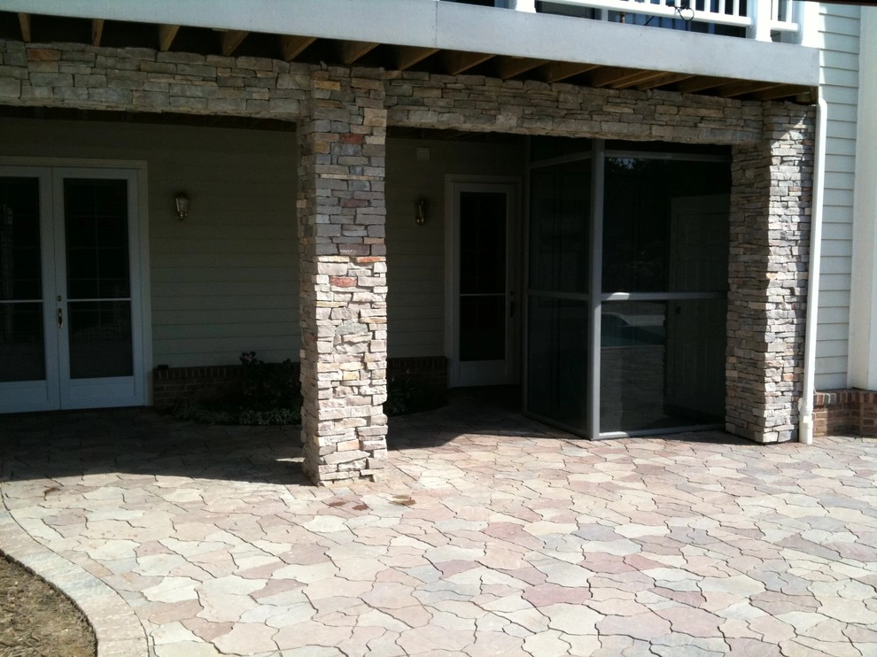 tumbled paver patios by Apex Landscape And Brick Services LLC - Photo 8