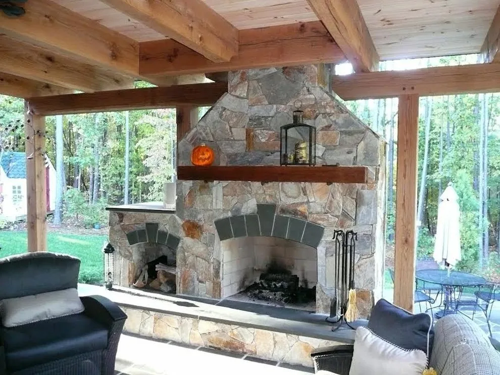 Goochland Timber-Structured Veranda by Lally Construction - Photo 3