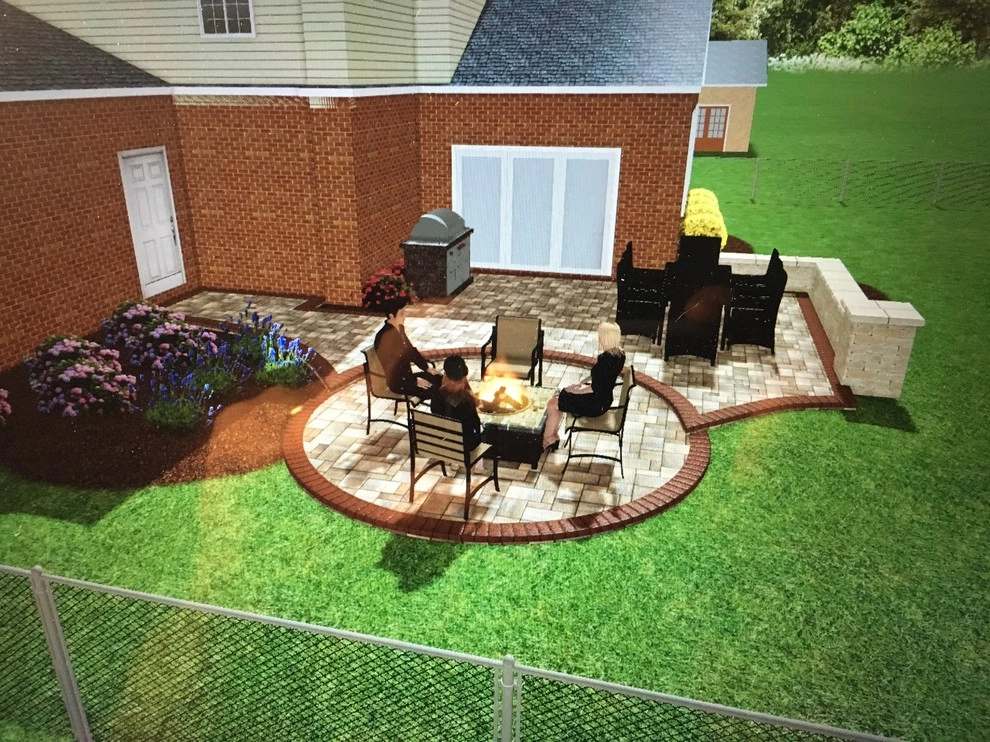 plymouth 2 level patio by Apex Landscape And Brick Services LLC - Photo 6