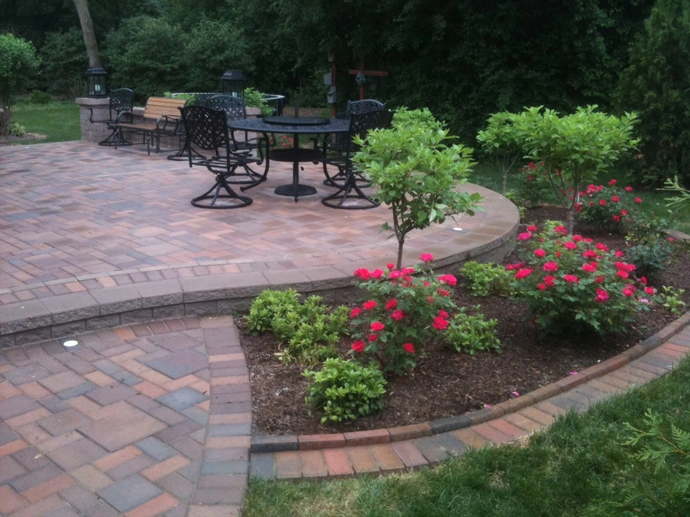 tumbled paver patios by Apex Landscape And Brick Services LLC - Photo 22