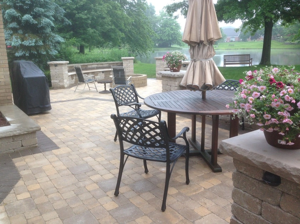 plymouth 2 level patio by Apex Landscape And Brick Services LLC - Photo 12