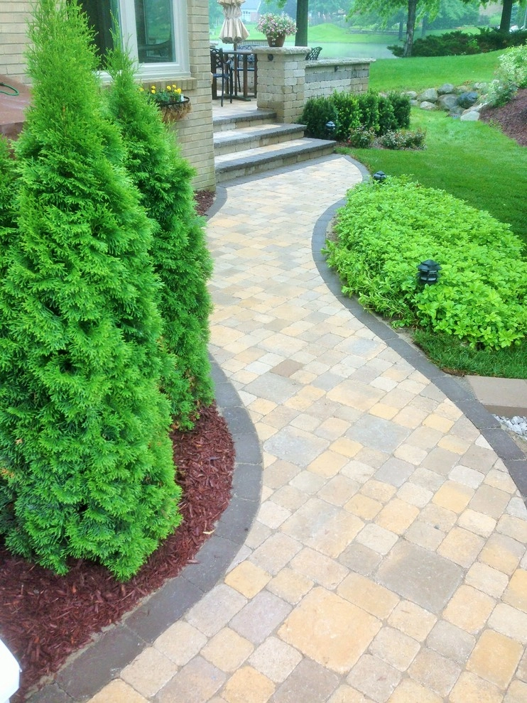 plymouth 2 level patio by Apex Landscape And Brick Services LLC - Photo 7