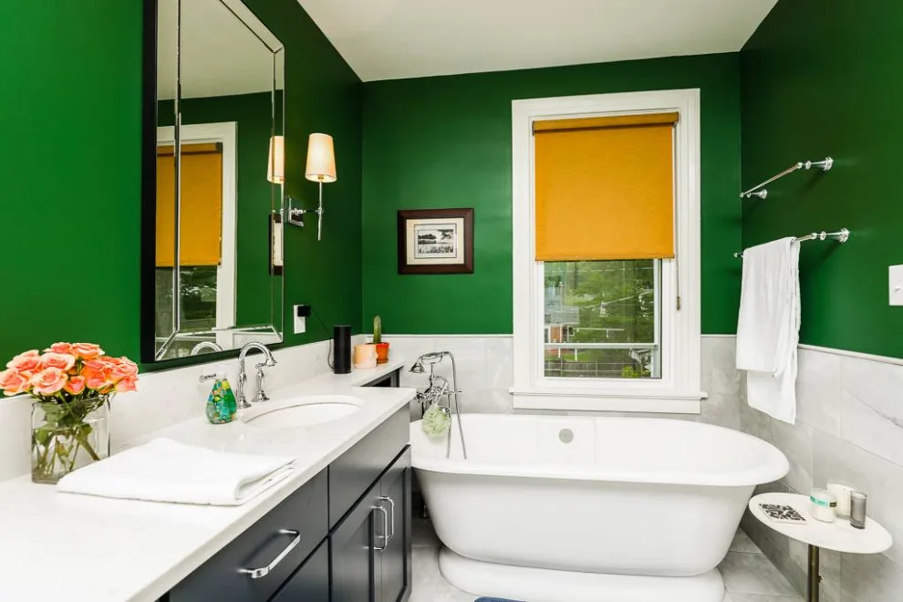 Emerald and Cobalt Bath by BK Martin Construction, Inc. - Photo 2