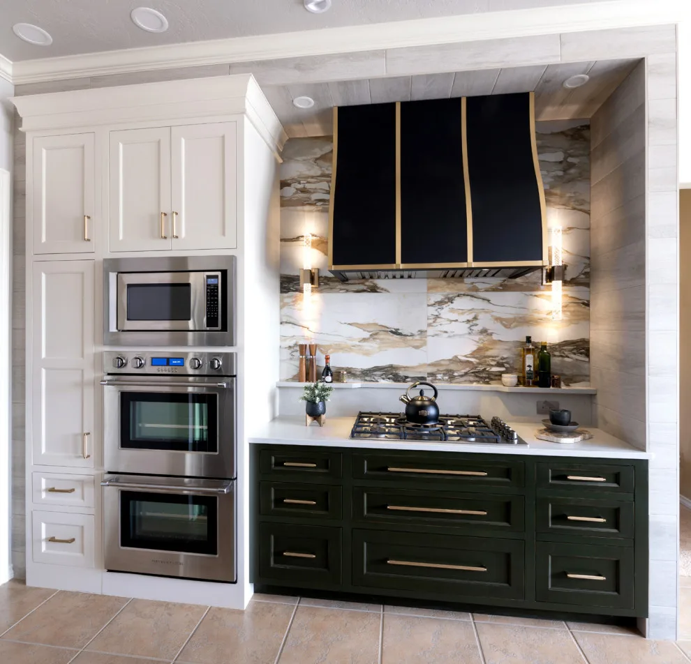 Emerald with a Touch of Gold by Edmond Kitchen & Bath LLC - Photo 2
