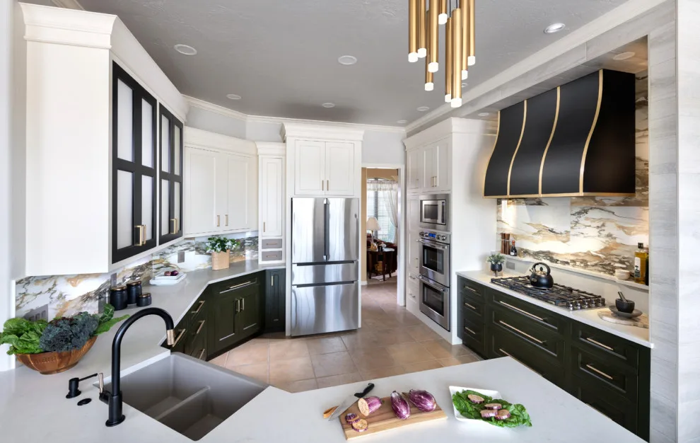 Emerald with a Touch of Gold by Edmond Kitchen & Bath LLC - Photo 9