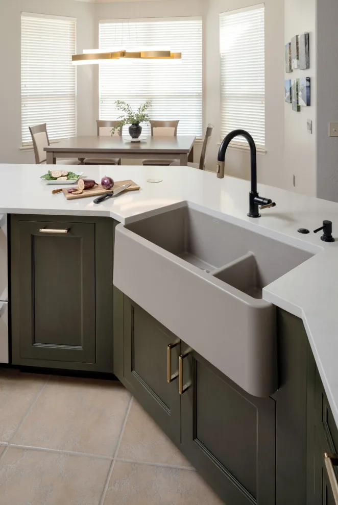 Emerald with a Touch of Gold by Edmond Kitchen & Bath LLC - Photo 5