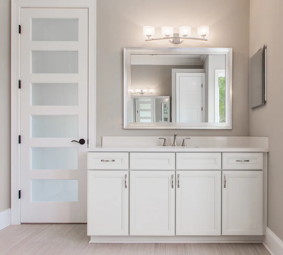 Transitional Kitchen and Bath in Grey and White by BeeTree Homes - Photo 5