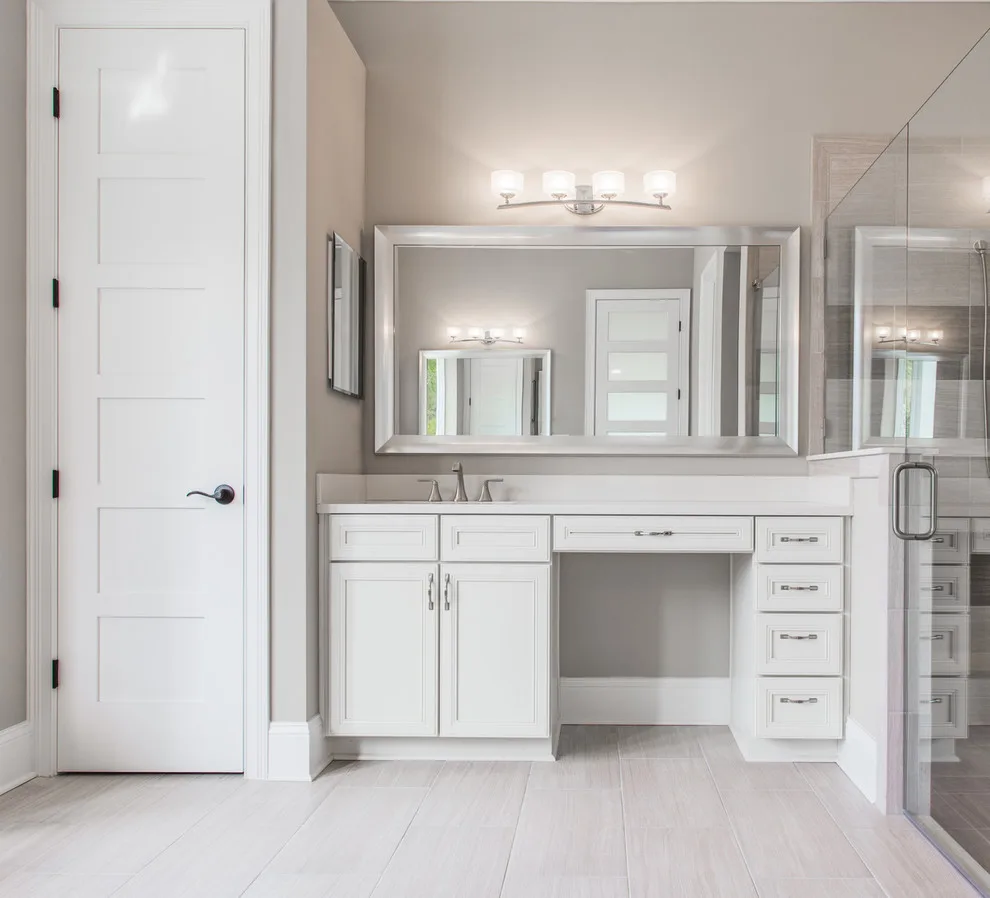 Transitional Kitchen and Bath in Grey and White by BeeTree Homes - Photo 10