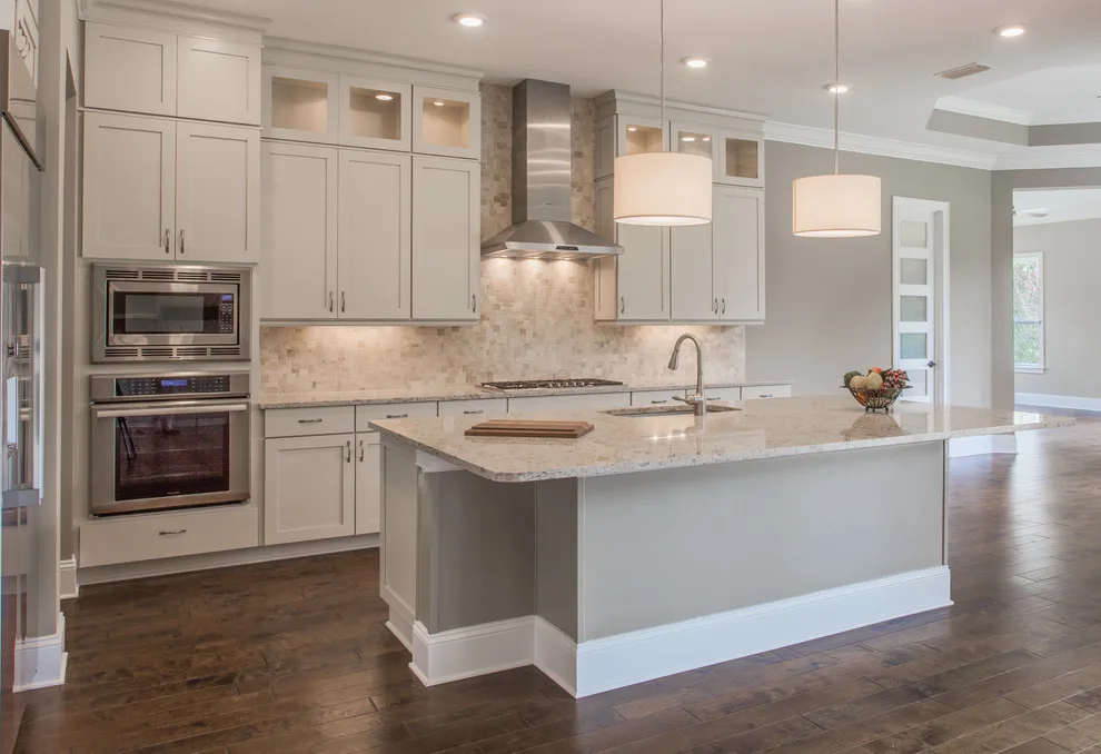 Transitional Kitchen and Bath in Grey and White by BeeTree Homes - Photo 11