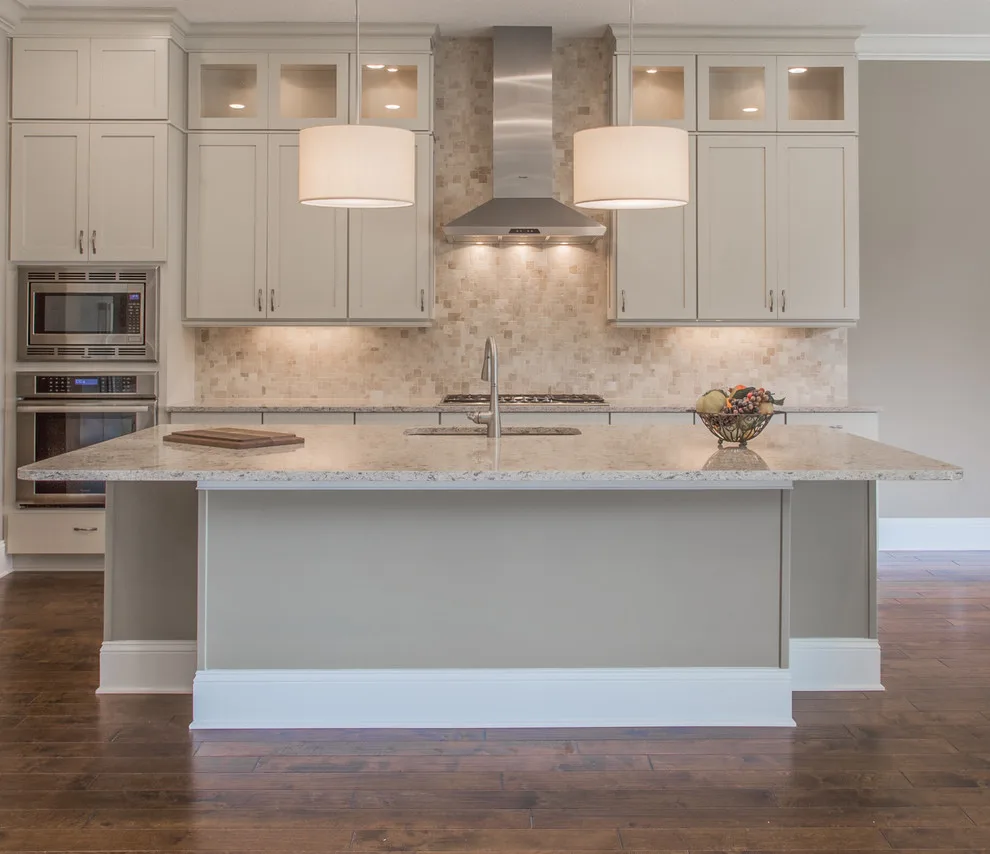 Transitional Kitchen and Bath in Grey and White by BeeTree Homes - Photo 15
