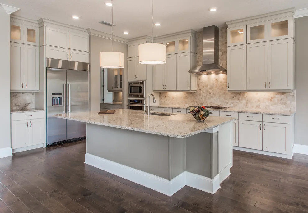 Transitional Kitchen and Bath in Grey and White by BeeTree Homes - Photo 8