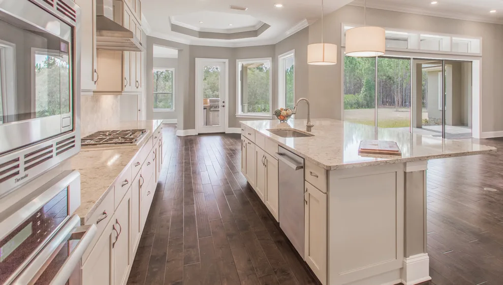 Transitional Kitchen and Bath in Grey and White by BeeTree Homes - Photo 6