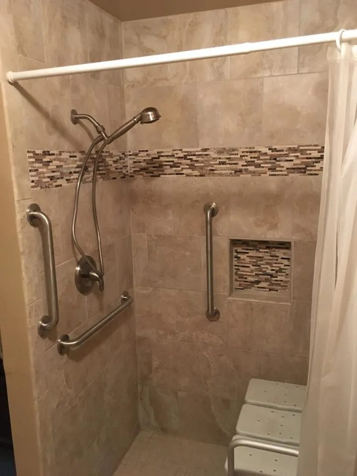 Accessible Shower for Individuals with Disabilities by D.R. Construction - Photo 5
