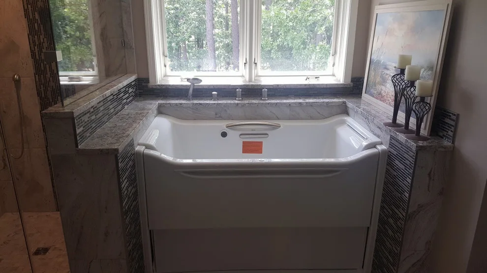 Accessible Tub Bathroom by Home Run Remodeling & Construction, Inc. - Photo 5