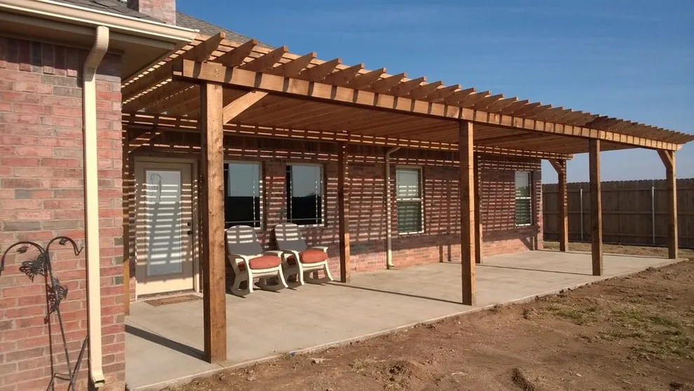 Covered Patio and Pergola by Hillock Builders, LLC. - Photo 2