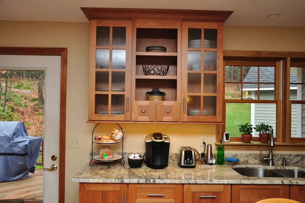 Hinesburg Cherry Kitchen in a Farmhouse Style by Dovetail Designs By Jenny Volk - Photo 2