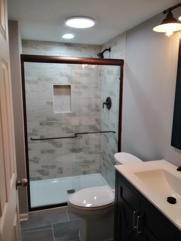 Hoffman Estates Restroom by Premier Kitchen & Bath Remodeling - Photo 13