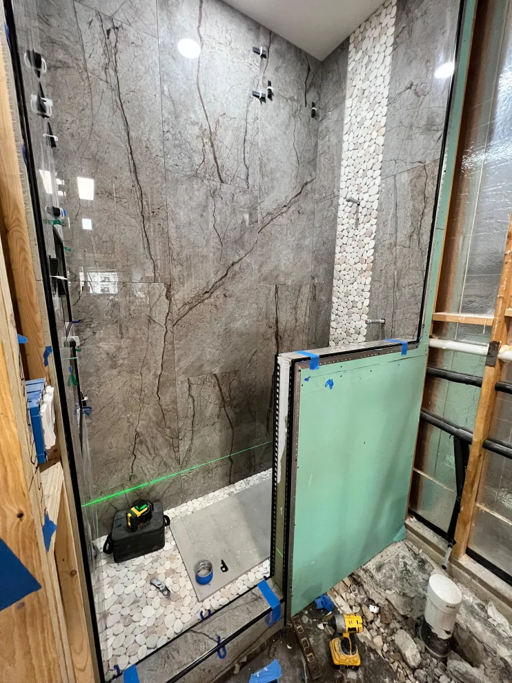 Custom Designed Bathroom Addition for Red Oak Cottage by Big Buck Construction & Remodeling - Photo 7