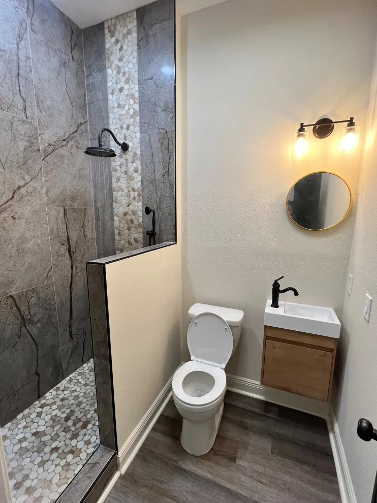 Custom Designed Bathroom Addition for Red Oak Cottage by Big Buck Construction & Remodeling - Photo 8