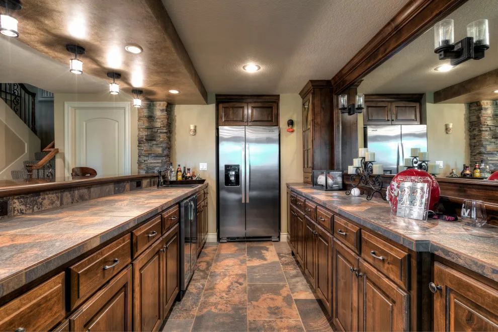 Stone Spectacular Home Bar by NextGen Remodeling LLC - Photo 4