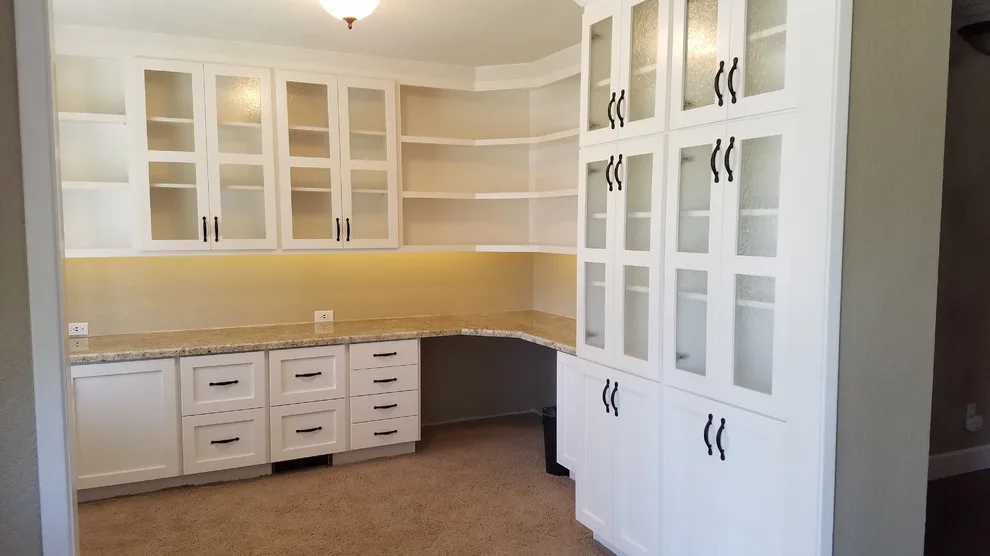 Turlock Home Office by TCW Fine Cabinetry | Tony's Custom Woodworks - Photo 10