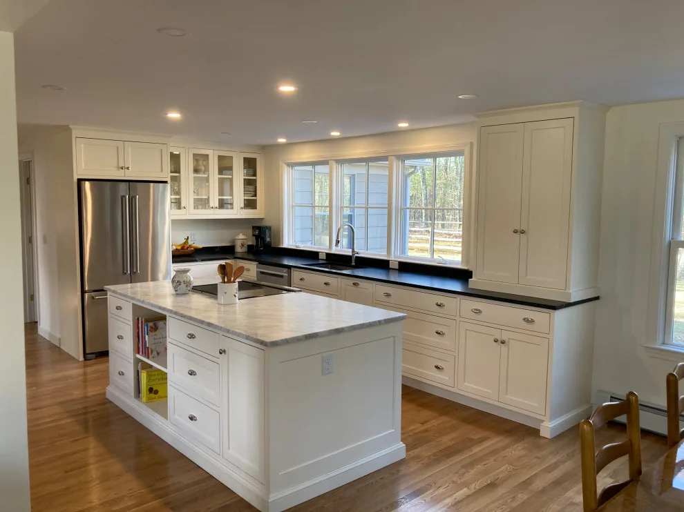 Island Back Bookcase, Carlisle MA by Taylor Made Cabinets, Leominster MA - Photo 2