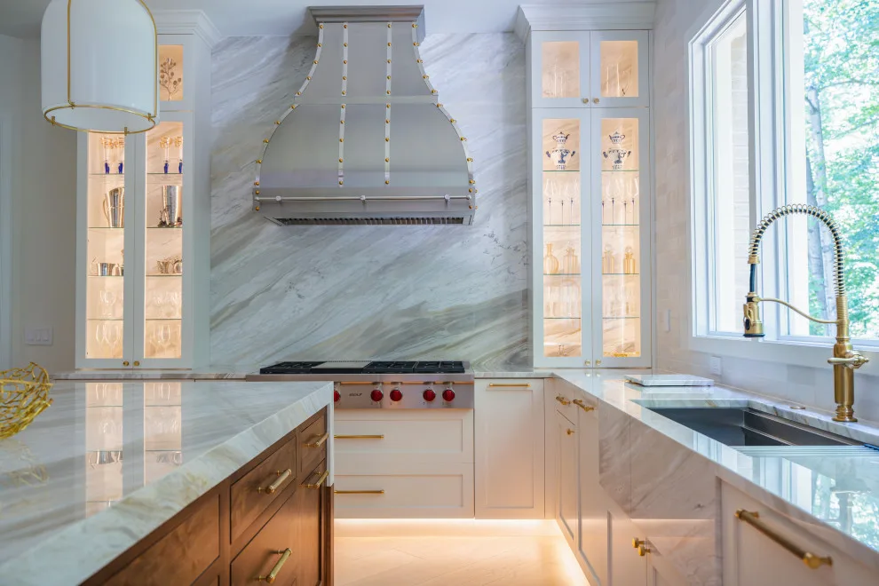 Exploring a Stunning Transitional Kitchen with Quartzite Countertops by Boss Design Center - Photo 26