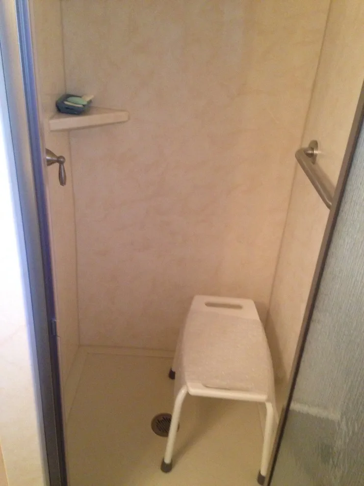 Glossy Ivory Marble Wall Surround by Re-Bath - Photo 12