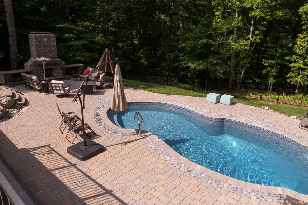 Pool, Patio, Outdoor Living Space with Shower by Ayers Hardscapes & Landscapes LLC - Photo 28