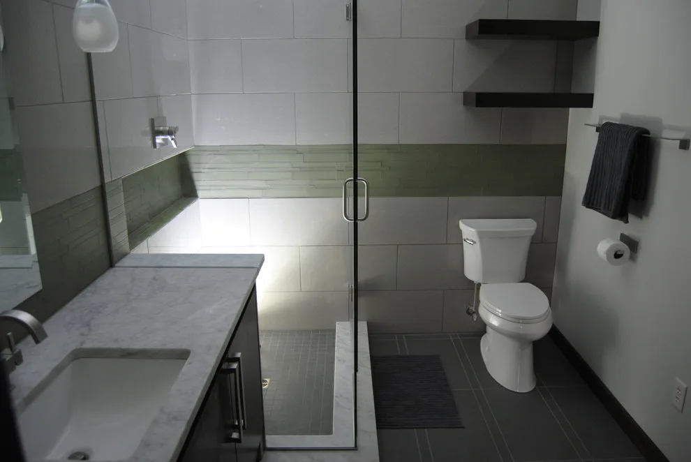 Kenilworth Contemporary Bathroom Renovation by Spencer's Contracting LLC - Photo 2