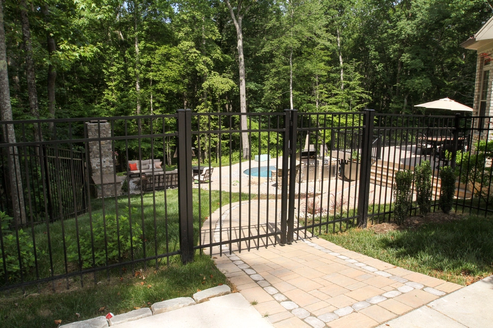 Pool, Patio, Outdoor Living Space with Shower by Ayers Hardscapes & Landscapes LLC - Photo 34