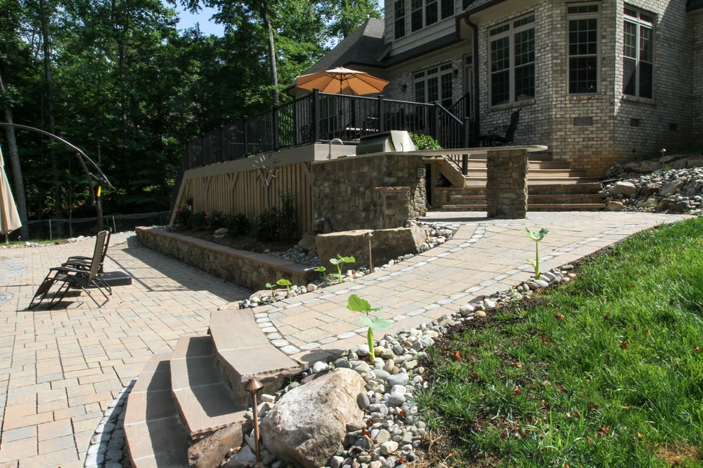 Pool, Patio, Outdoor Living Space with Shower by Ayers Hardscapes & Landscapes LLC - Photo 3