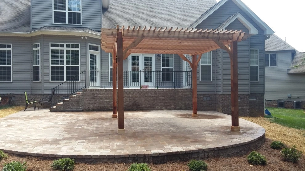 Pergola with paver patio by Ayers Hardscapes & Landscapes LLC - Photo 3